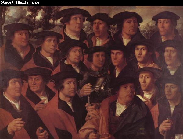 JACOBSZ, Dirck Group Portrait of the Arquebusiers of Amsterdam